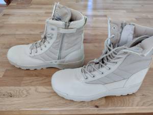 Kampfstiefel schwarz und sandfarben, Größen 39-46, für Großabnehmer / Großhandel