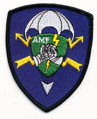 Aufnäher Luftlandefernmeldekompanie AMF(L) 9 Rand schwarz, ohne Klett