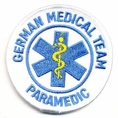 Aufnäher German Medical Team Paramedic farbig, ohne Klett