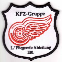 Aufnäher KFZ-Gruppe 1./Fliegende Abteilung 301 mit Klett