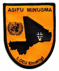 Aufnäher 1. Deutsches Kontingent ASIFU MINUSMA, GAO / MALI, mit Klett