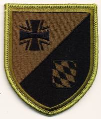 Patch Home Defense Regiment 1 Bavaria, camouflage, with velcro