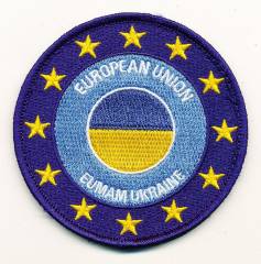 Aufnäher EUMAM Ukraine, mit Klett