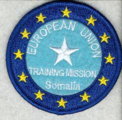 Patch European Union Training Mission Somalia, with velcro