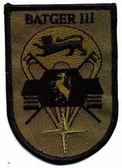 Patch Gepanzerter Einsatzverband III SFOR BATGER III subdued, no velcro