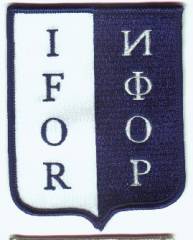 Patch IFOR large 10 cm high, no velcro