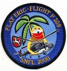 Aufnäher Fregatte Niedersachsen F208 Hubschrauber SNFL 2000