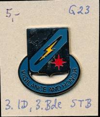 Unit Crest 3rd Infantry Division, 3rd Brigade STB, G23