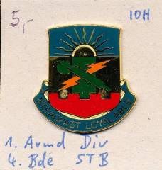 Unit Crest 1st Armored Division, 4th Brigade STB, IOH