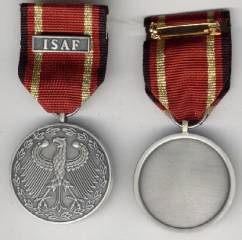 Einsatzmedaille ISAF silber