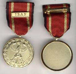 Einsatzmedaille ISAF gold