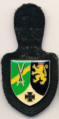 Pocket Badge Territorial Command South MANNHEIM, painted/epoxy coated, pinback, Bonner Fahnenfabrik