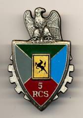 Metallabzeichen Frankreich, 5. RCS, Drago