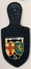 Brustanhänger Pionierbataillon 5 LAHNSTEIN, gedruckt, Wawersich