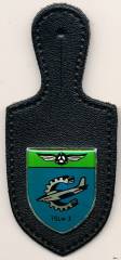 Pocket Badge Technical School of the Air Force 3 FASSBERG, printed, Wawersich