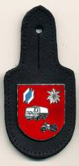 Pocket Badge Driver Training Center KIRCHHAM, hard enamel, pinback, Hummel
