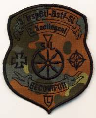 Patch 2. Kontingent IFOR, 3./TrspBtl-Bstf-SL, ohne Klett