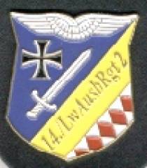 Brustanhänger 14./Luftwaffenausbildungsregiment 2