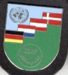 Brustanhänger ISAF + vier Flaggen United Nations