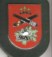 Brustanhänger Panzerartilleriebataillon 355 (neu) Emaille