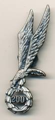 Fallschirmspringerabzeichen Polen, Metall, Heer, 200 Sprünge