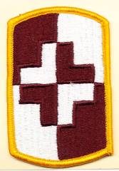 Aufnäher 4th Medical Brigade, farbig