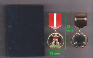 Valor Medal der irakischen Sicherheitskräfte, mit Etui