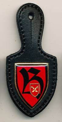 Brustanhänger Beobachtungsbataillon 33 STADE, gedruckt, Wawersich