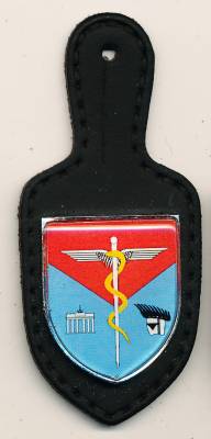 Brustanhänger Luftwaffensanitätsstaffel BERLIN, gedruckt, Wawersich