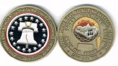 Coin Salt Lake Recruiting Battalion 47 mm