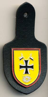 Brustanhänger Panzeraufklärungskompanie 300 EBERN, Relief, Stacheln, Hummel