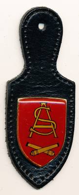 Brustanhänger Artillerieschule IDAR-OBERSTEIN, gedruckt, Wawersich