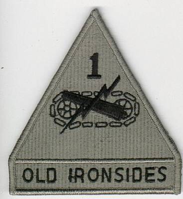 Aufnäher ACU 1st Armored Division