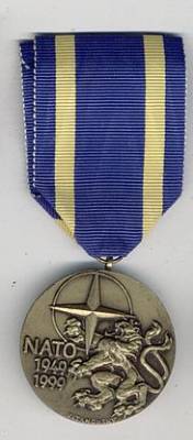 Tschechische Republik 50 Jahre NATO Medaille bronze