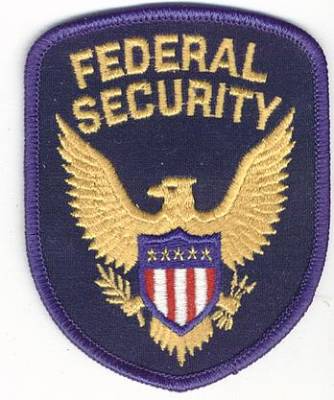 Aufnäher US Federal Security