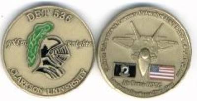 Coin Clarkson University Air Force ROTC 40 mm