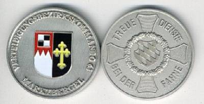 Coin Bundeswehr Verteidigungsbezirkskommando 63 Marktbergel