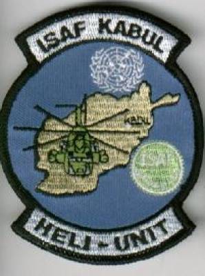 Aufnäher ISAF Heli Unit Kabul Afghanistan