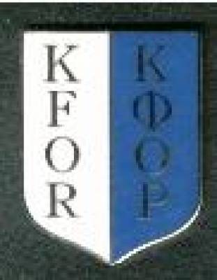 Brustanhänger NATO KFOR Kosovo