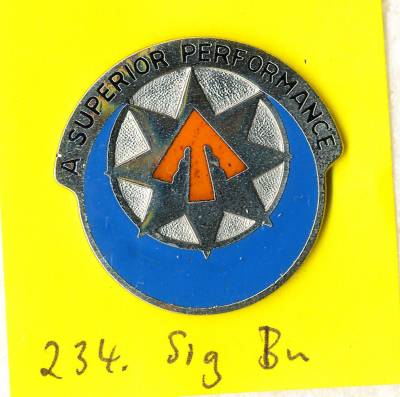 Unit Crest 234th Signal Battalion, Stacheln, M22