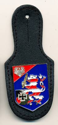 Pocket Badge Reserve Comradeship FRANKFURT/MAIN, painted, pinback, Zinn