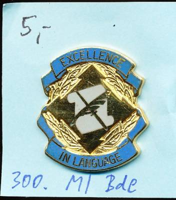 Unit Crest 300th Military Intelligence Brigade, Stacheln, P23