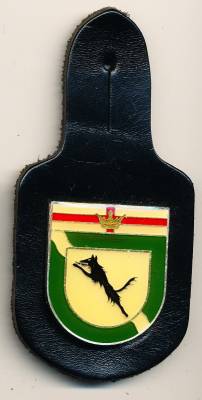 Pocket Badge Armored Infantry Battalion 342 KOBLENZ, without number, clasps, no hallmark