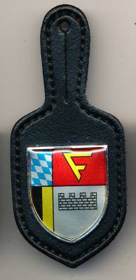 Brustanhänger Führungsunterstützungsbrigade 2 ULM, gedruckt, Wawersich