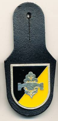 Pocket Badge Engineer Regiment 75 STUTTGART, Rettenmeier