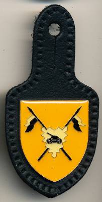 Brustanhänger Panzeraufklärungskompanie 180 EUTIN, Relief/Kunstharz, Stacheln, Hummel