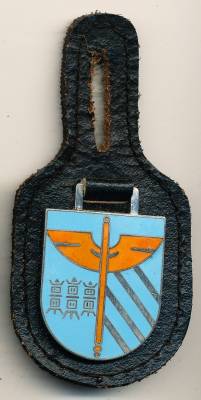 Pocket Badge Supply Command 800 LINGEN, light blue, hard enamel, no hallmark