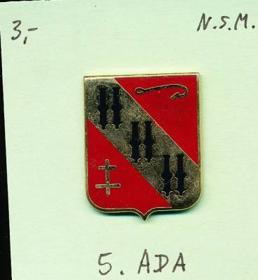 Unit Crest 5th Air Defense Artillery, Stacheln, N.S. Meyer