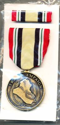 US Iraq Campaign Medal, Originalgröße, mit Ribbon