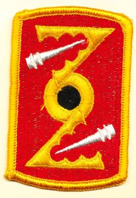 Aufnäher 72nd Field Artillery Brigade, farbig